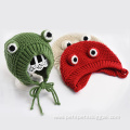 Cartoon Frog Animal Shape Pet Knitted Woolen Hat